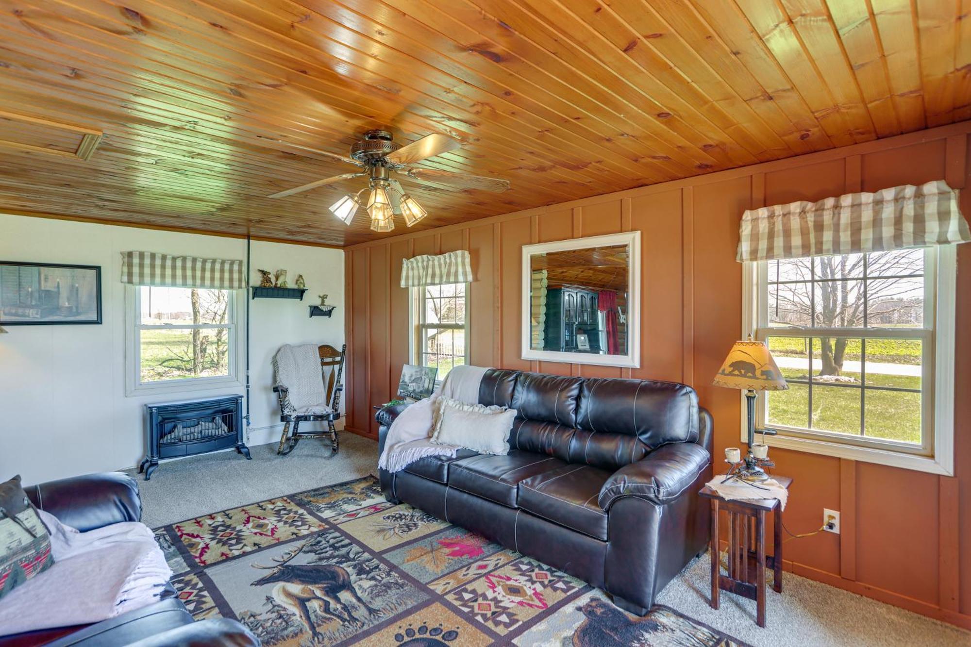 Quiet Shiloh Retreat With Spacious Yard And Fireplace! Exteriör bild